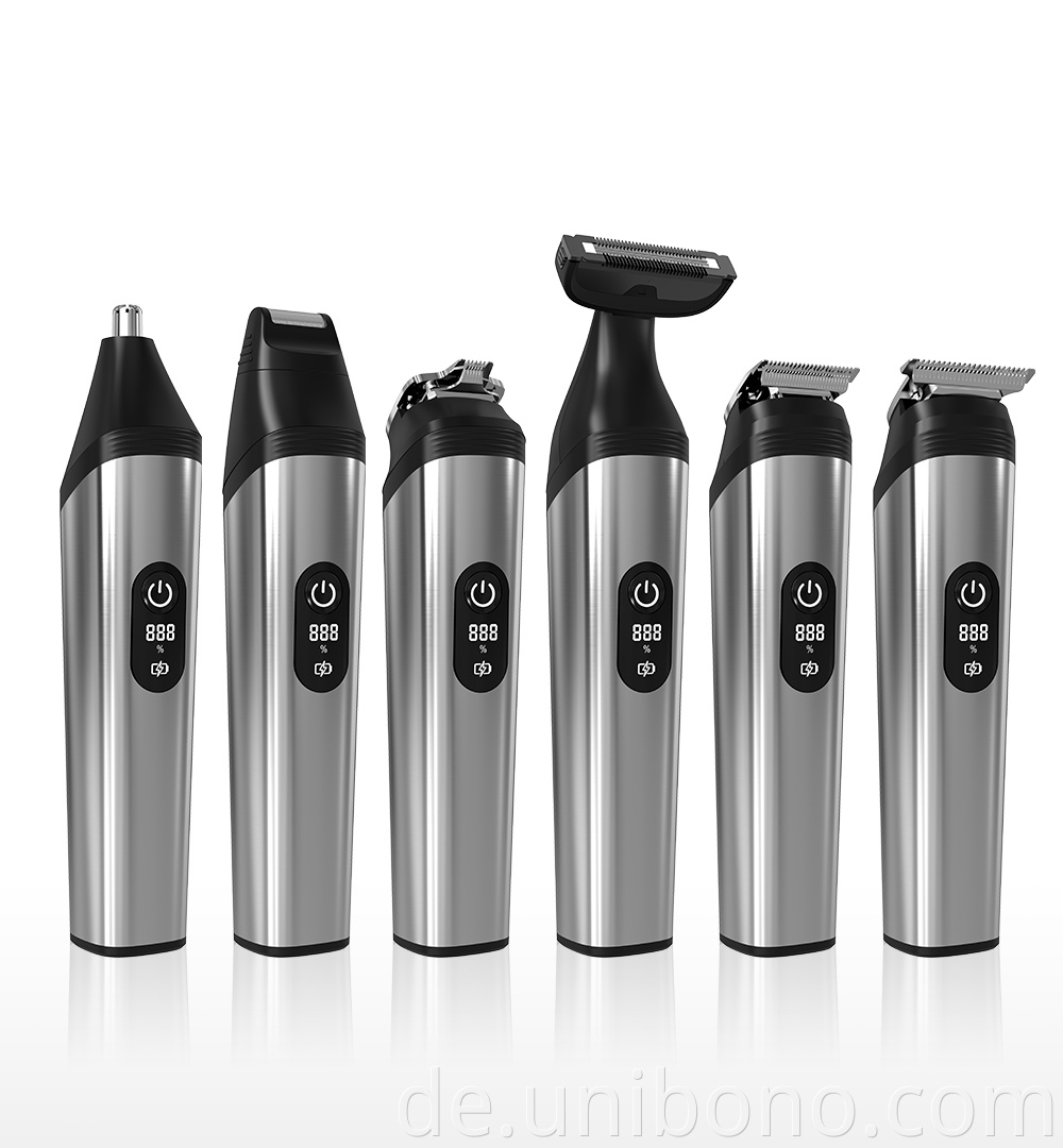 Waterproof electric automatic beard grooming kit epilator barber carving hair trimmer